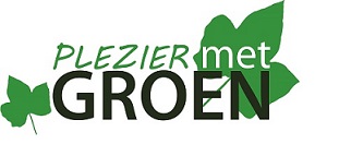 logo plezier met groen